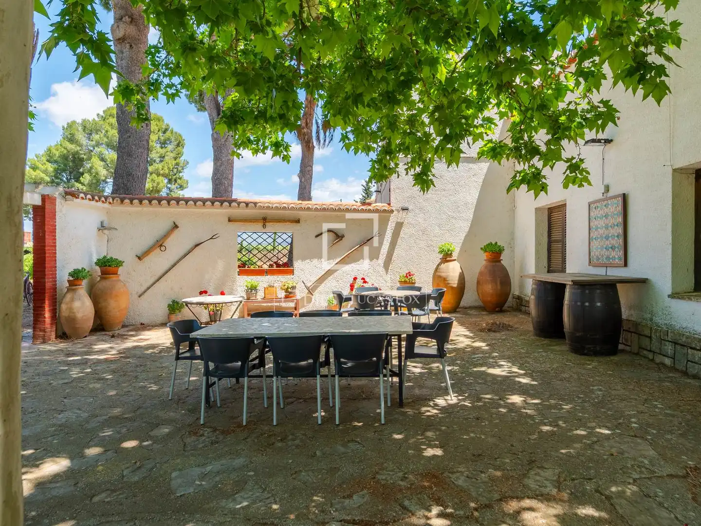 Terrassa de Finca rústica en venda en Requena amb Calefacció, Jardí privat i Terrassa