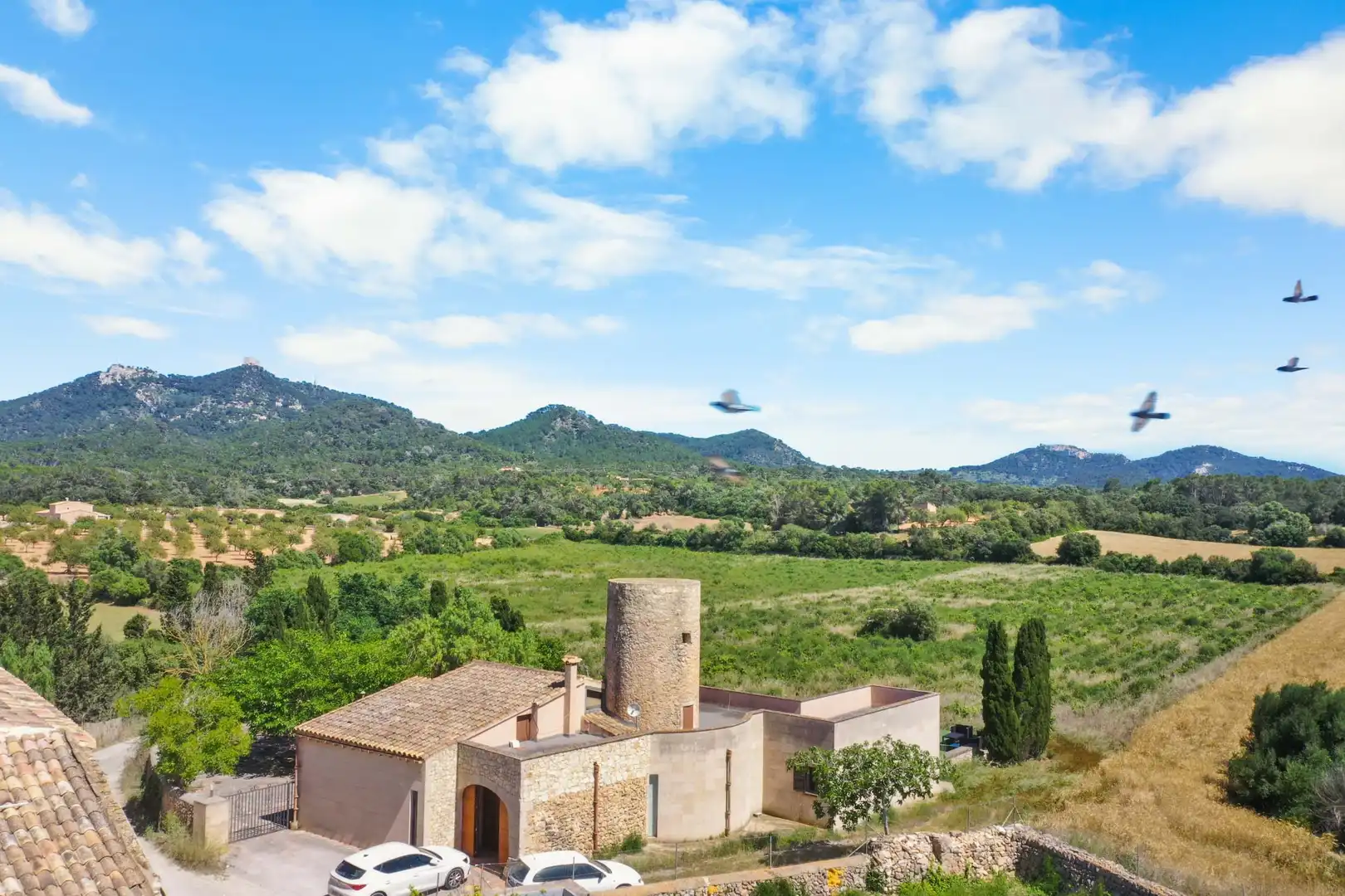 Vista exterior de Finca rústica en venda en Felanitx amb Traster, Piscina i Moblat