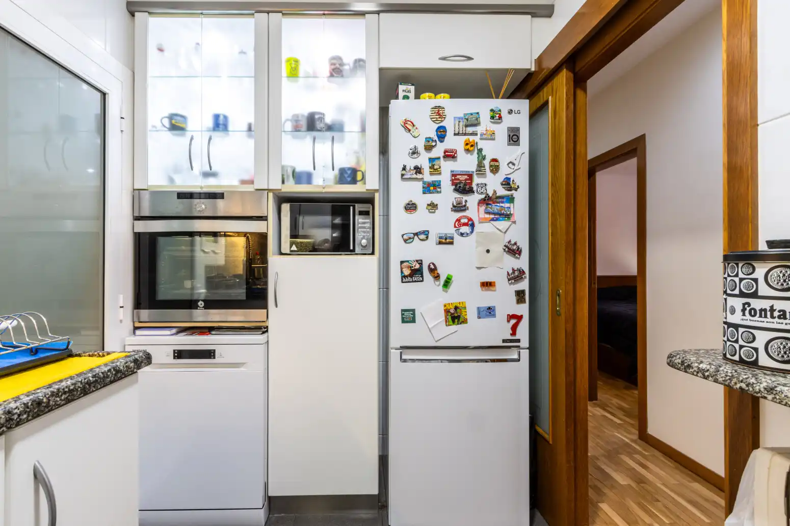 Kitchen of Flat for sale in Terrassa  with Heating, Parquet flooring and Balcony