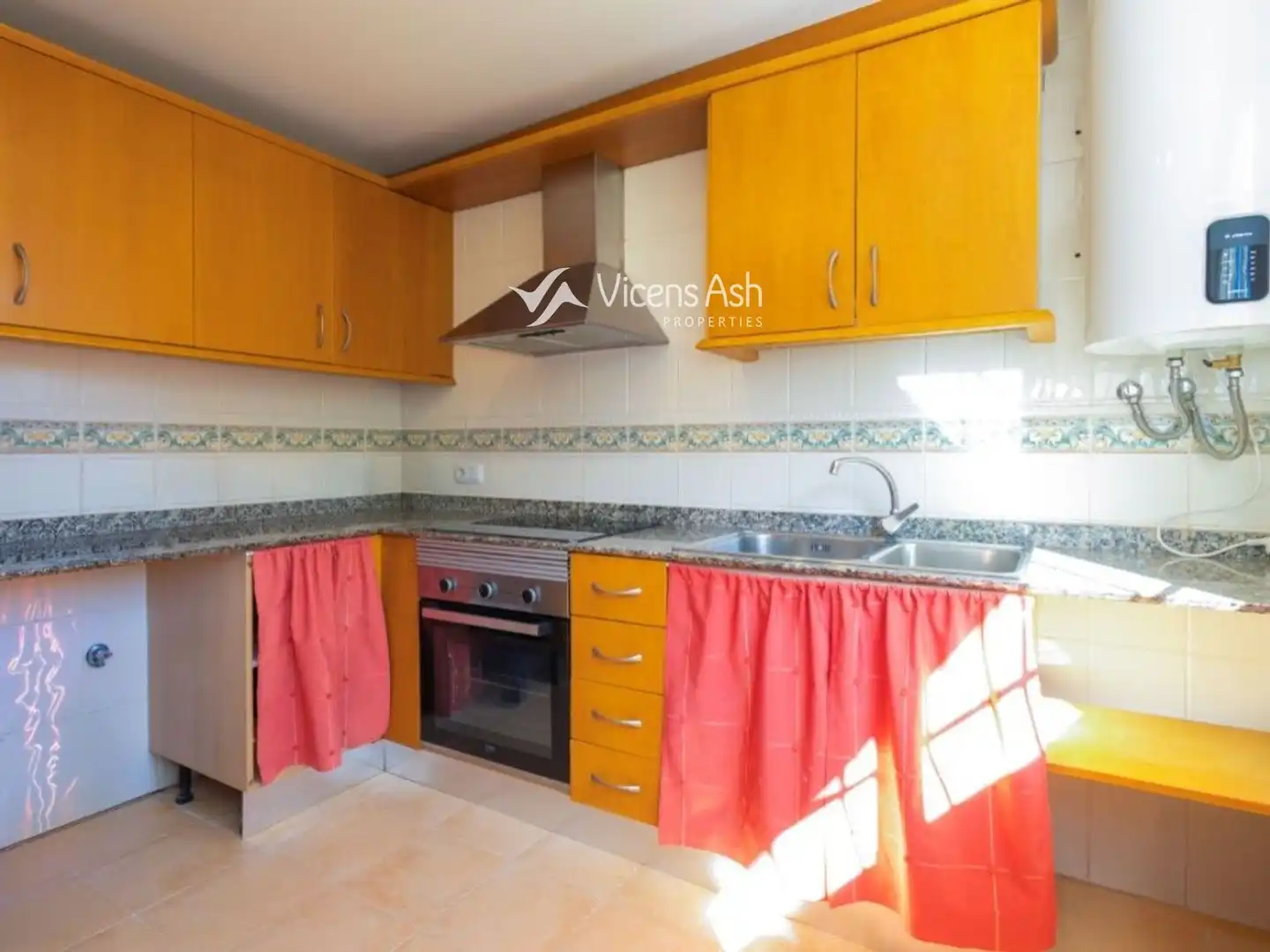 Küche von Wohnung zum Verkauf in Jávea / Xàbia mit Klimaanlage, Terrasse und Schwimmbad