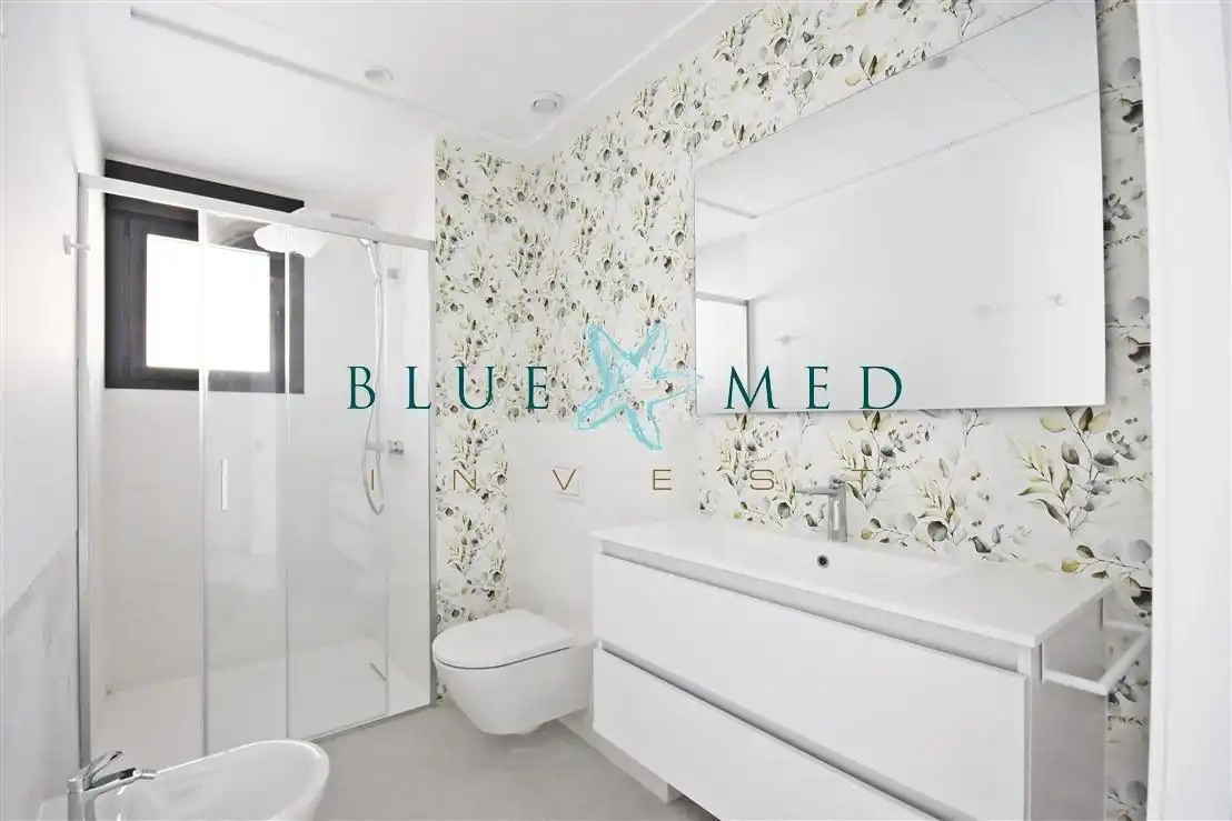 Baño de Casa o chalet en venta en Mazarrón con Aire acondicionado, Calefacción y Jardín privado