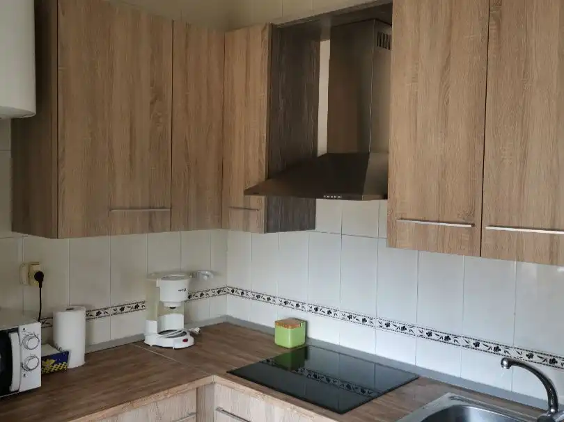 Kitchen of Flat for share in Mérida  with Air Conditioner, Heating and Furnished