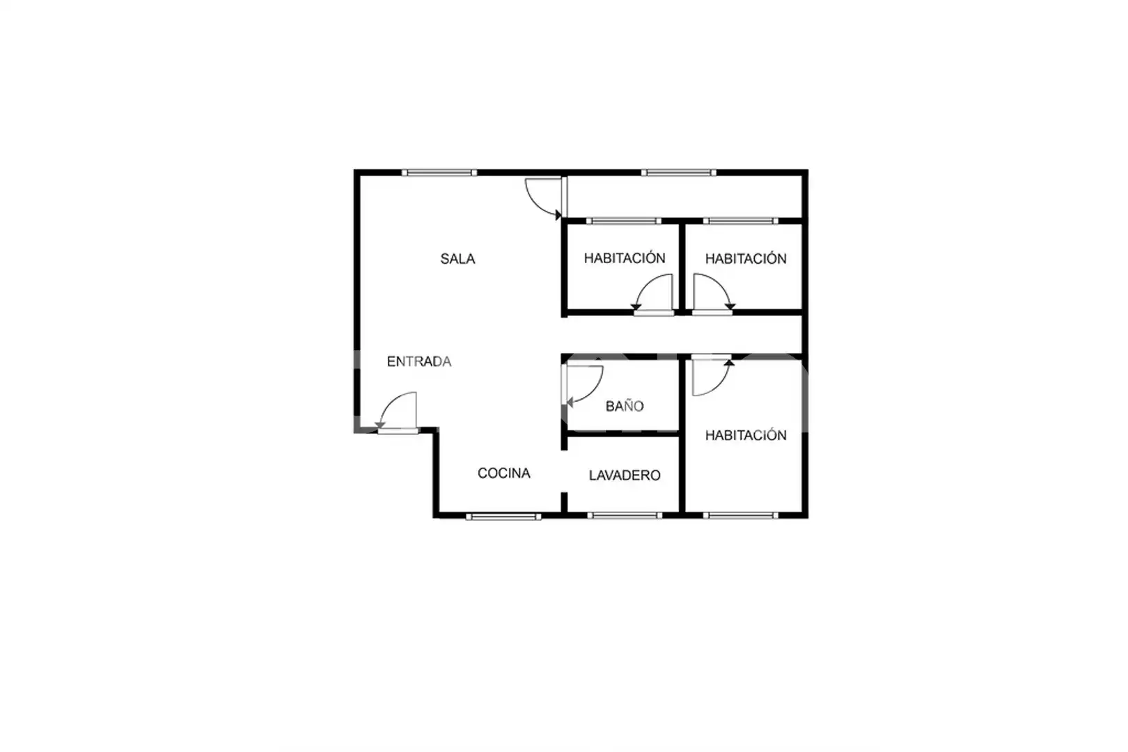 Flat for sale in Algeciras  with Terrace