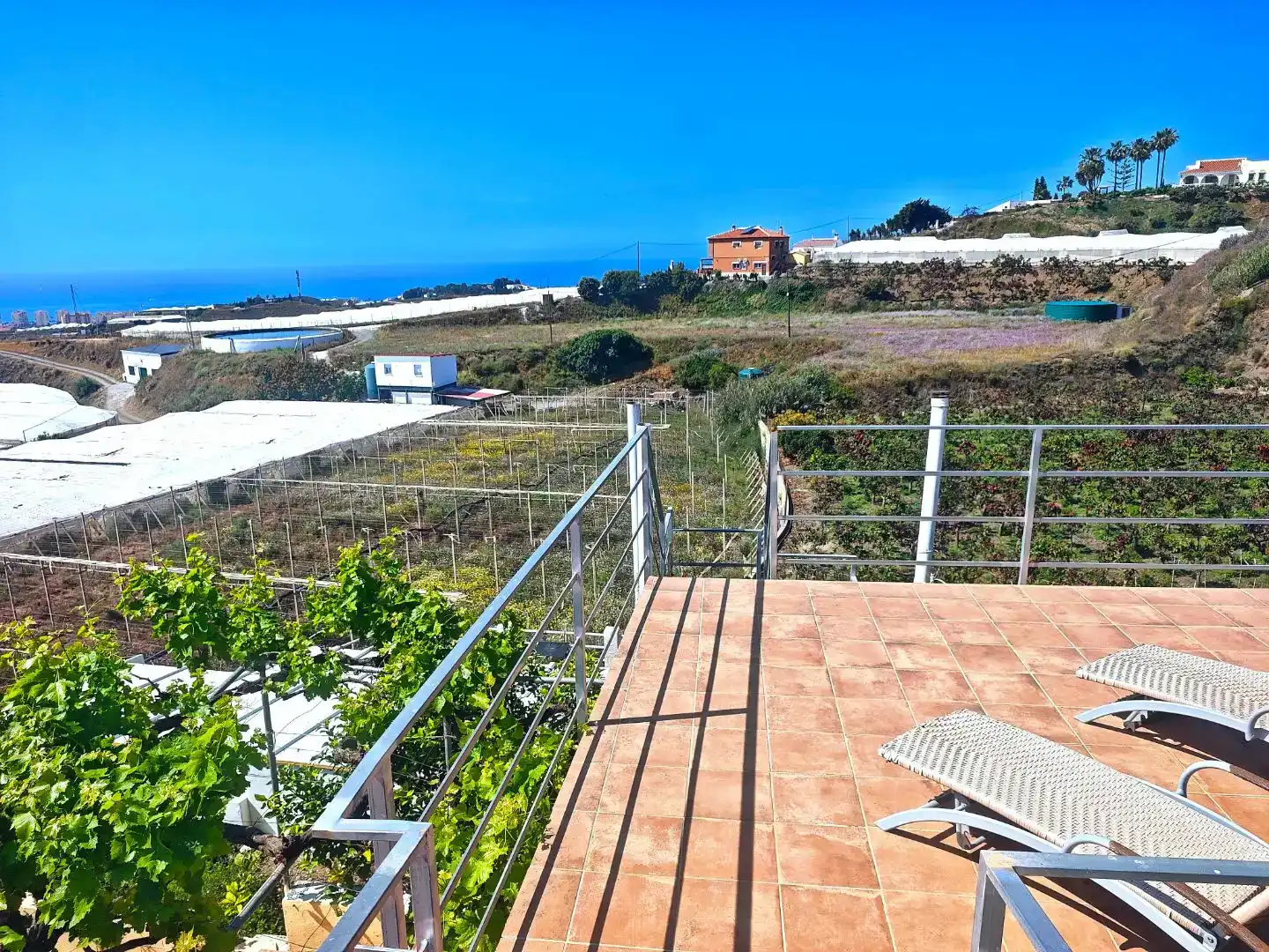 Terrassa de Finca rústica en venda en Algarrobo