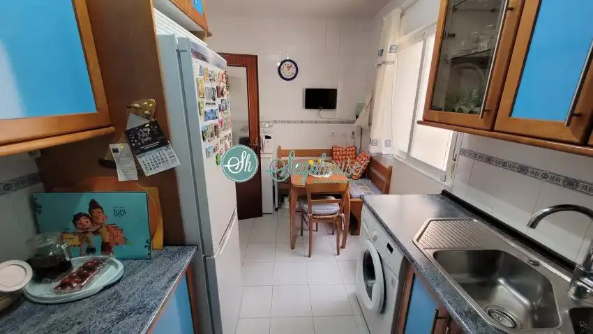Kitchen of Flat for sale in Segovia  with Heating, Parquet flooring and Terrace