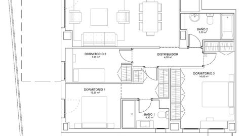 Photo 2 from new construction home in Flat for sale in Virgen de Loreto, 20, Colonia-Bripac, Madrid