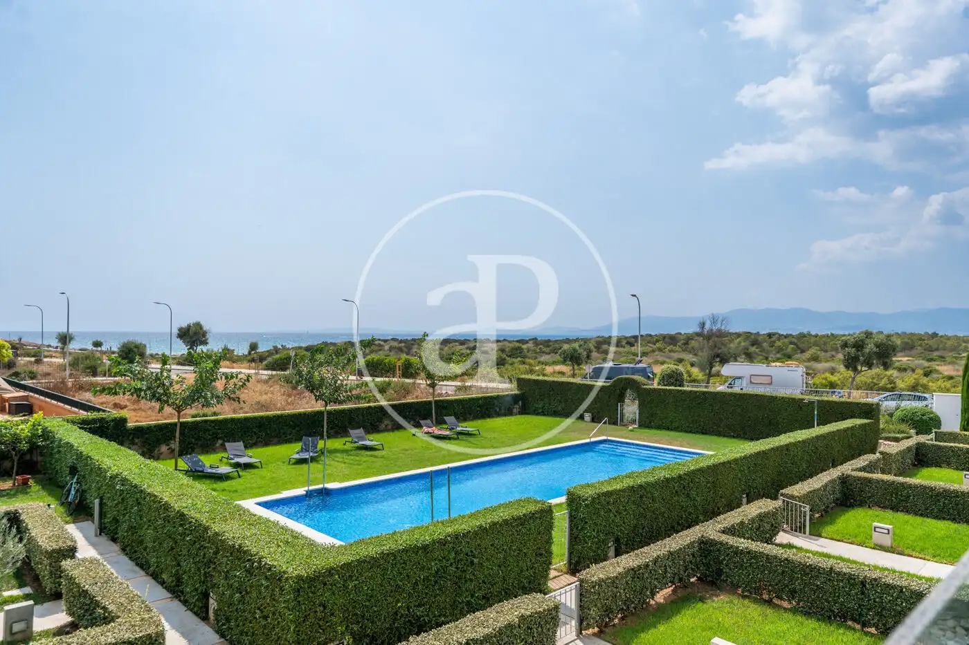 Piscina de Casa adosada en venta en  Palma de Mallorca con Aire acondicionado, Calefacción y Jardín privado