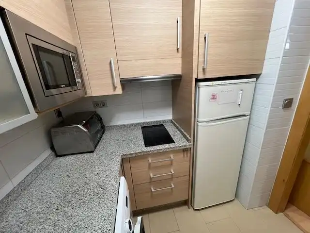 Cocina de Apartamento de alquiler en Murcia con Aire acondicionado, Calefacción y Amueblado