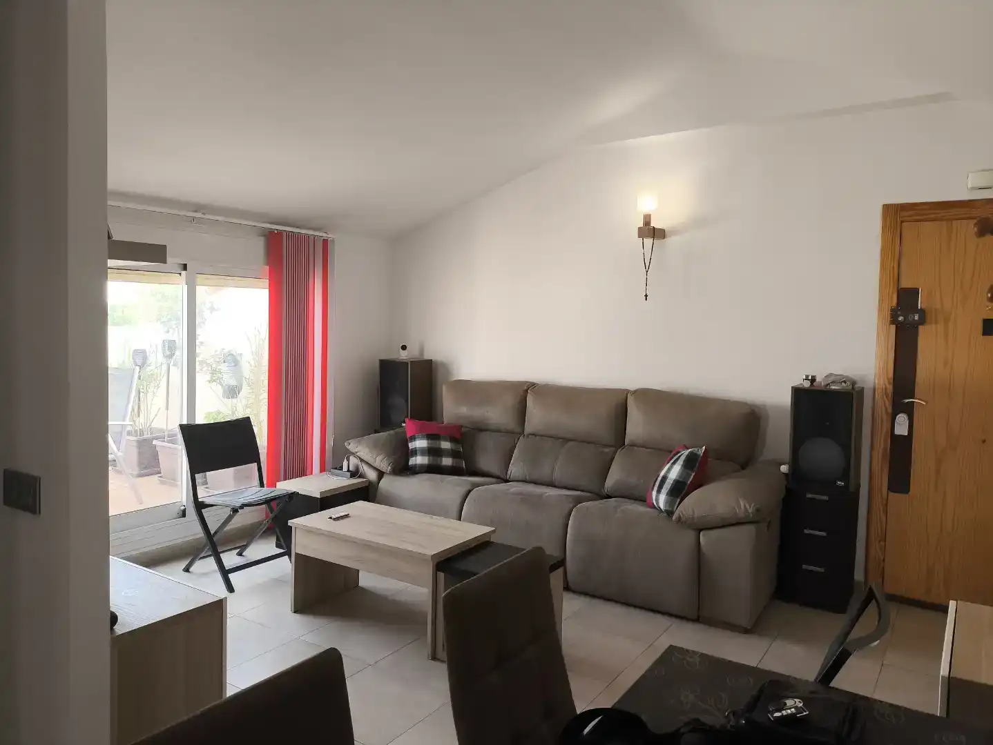 Sala d'estar de Àtic en venda en  Murcia Capital amb Aire condicionat, Terrassa i Piscina