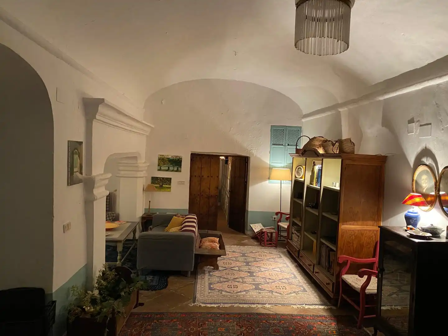 Sala de estar de Casa o chalet en venta en Bienvenida con Aire acondicionado, Calefacción y Jardín privado