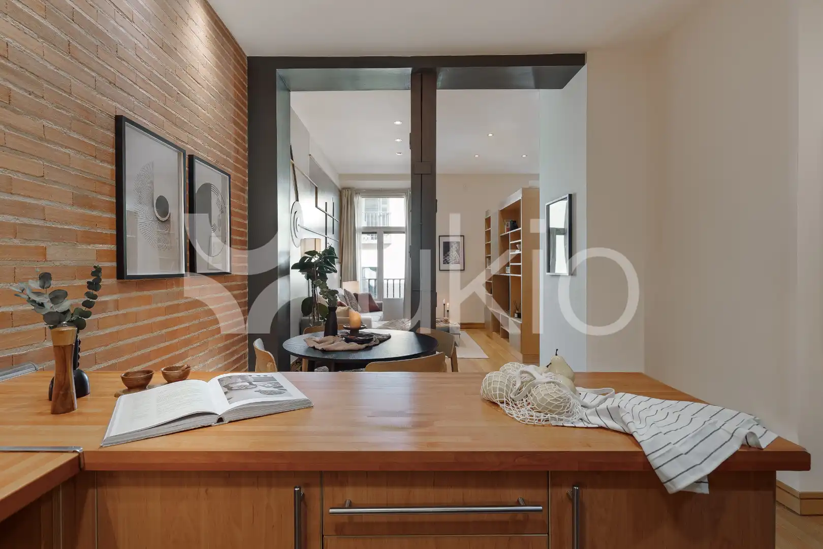 Kitchen of Apartments for rent in Madrid  with Air Conditioner, Heating and Furnished