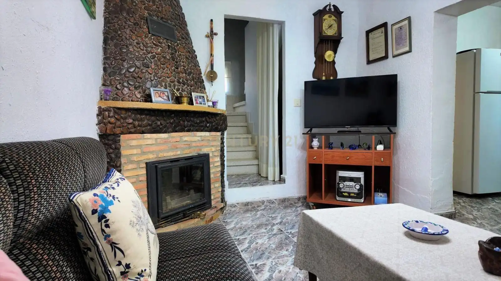Sala d'estar de Casa o xalet en venda en Casas de Millán