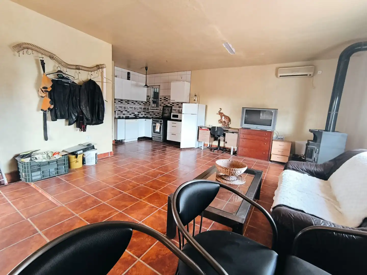 Sala de estar de Finca rústica en venta en Tabernas con Amueblado