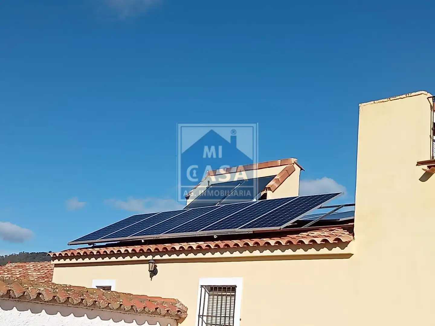 Vista exterior de Finca rústica en venta en Oliva de Mérida con Aire acondicionado, Calefacción y Terraza