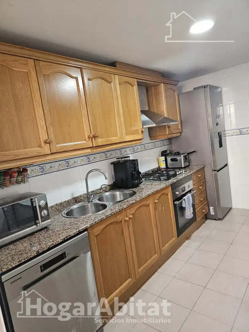 Cuina de Àtic en venda en Castellón de la Plana / Castelló de la Plana amb Aire condicionat, Calefacció i Terrassa