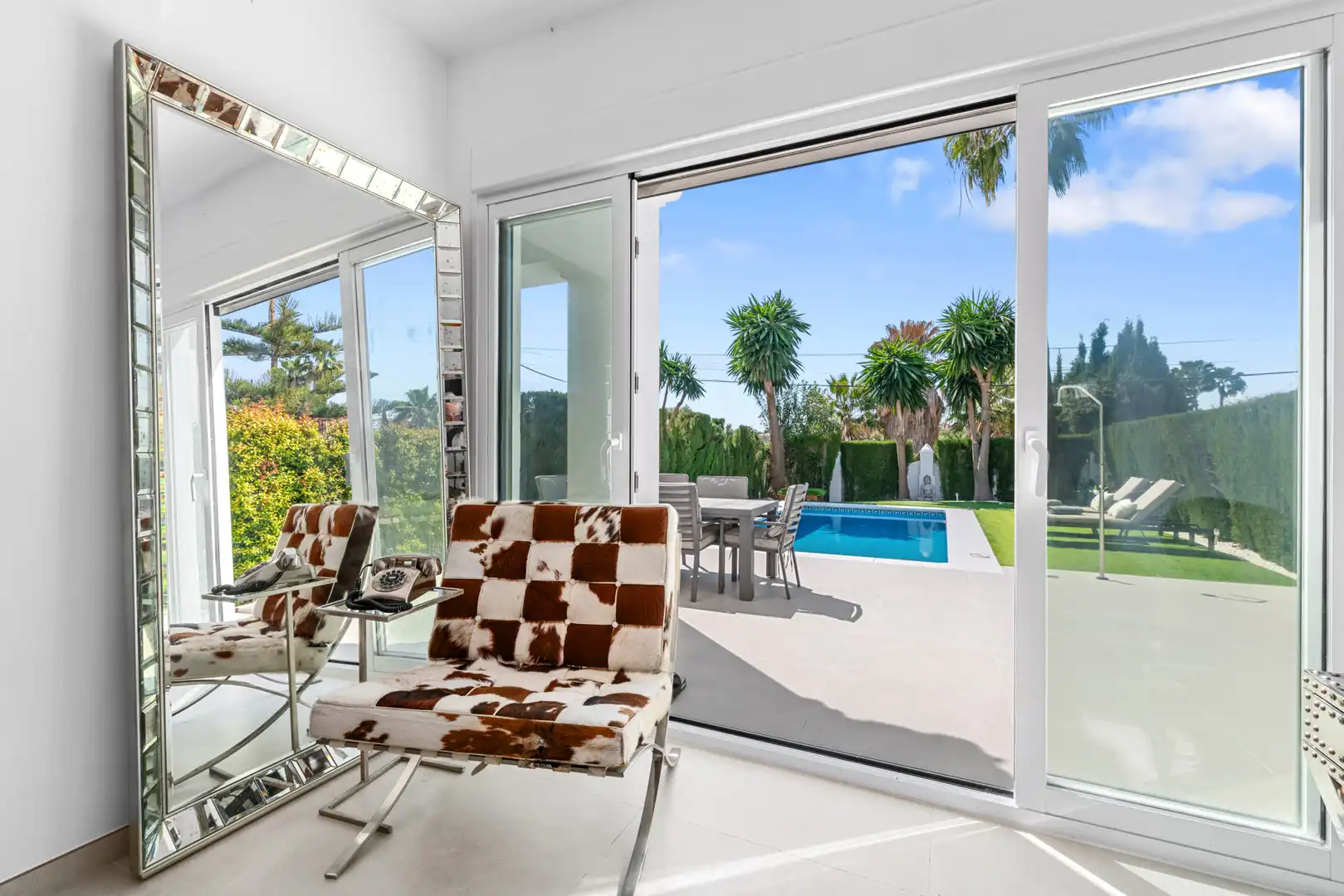 Terraza de Casa o chalet en venta en Estepona con Aire acondicionado, Jardín privado y Terraza