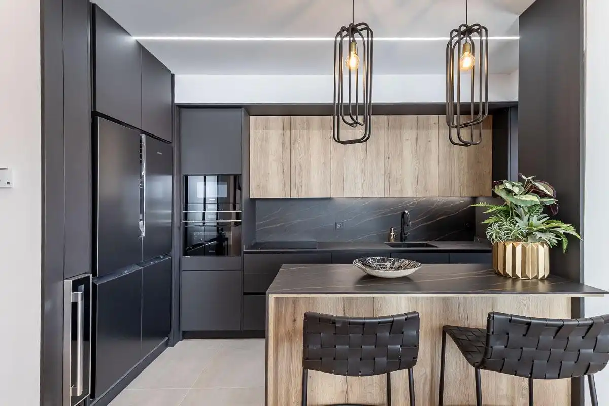 Cocina de Piso de alquiler en Granada con Terraza, Amueblado y Piscina comunitaria