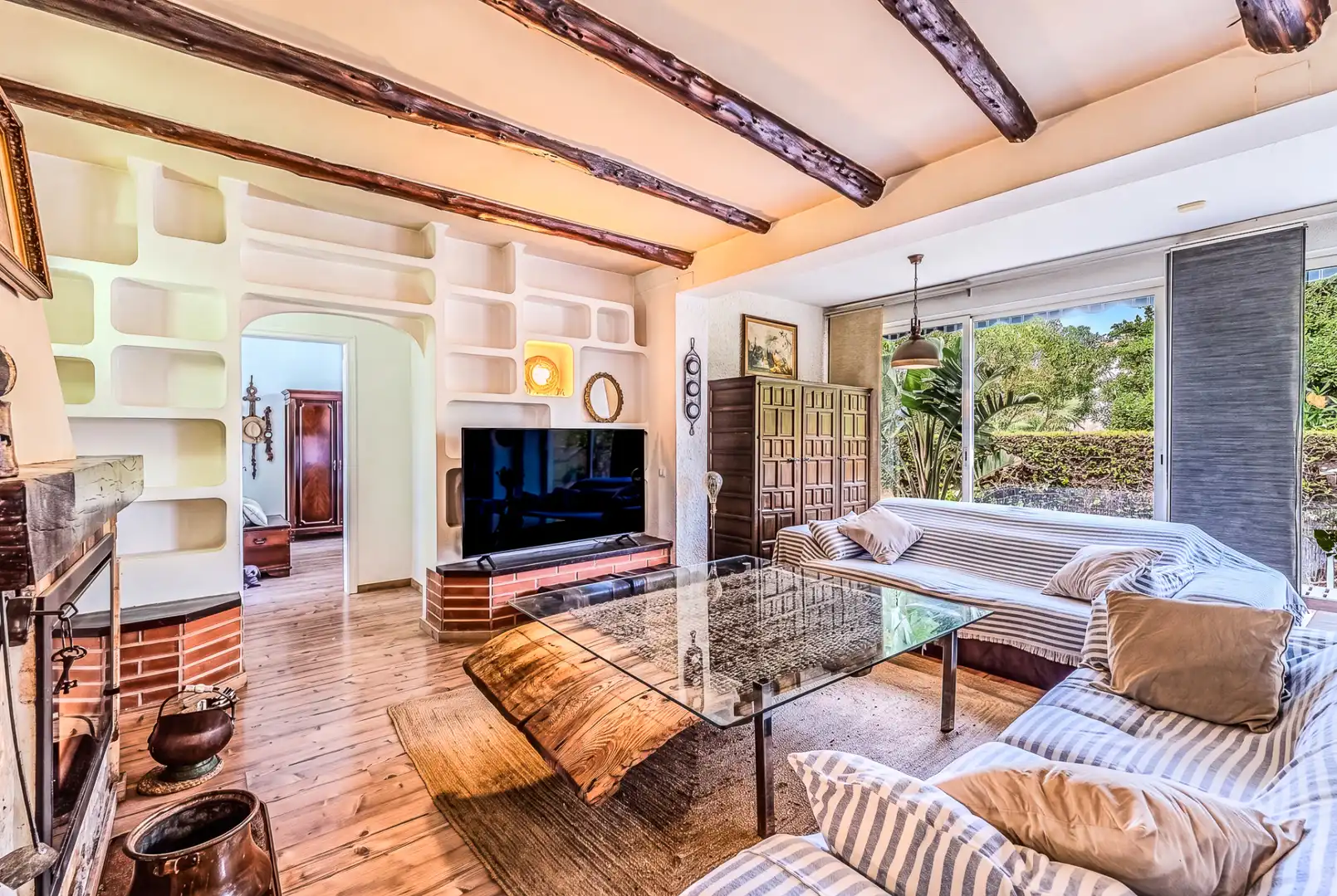 Sala d'estar de Casa o xalet en venda en L'Ametlla de Mar  amb Aire condicionat, Calefacció i Jardí privat