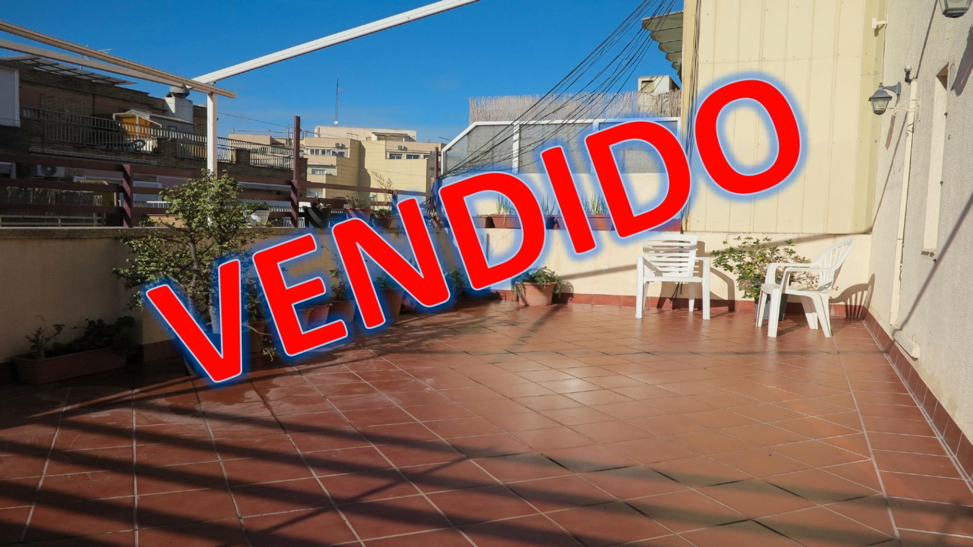 Garden of Attic for sale in Esplugues de Llobregat  with Parquet flooring, Terrace and Oven