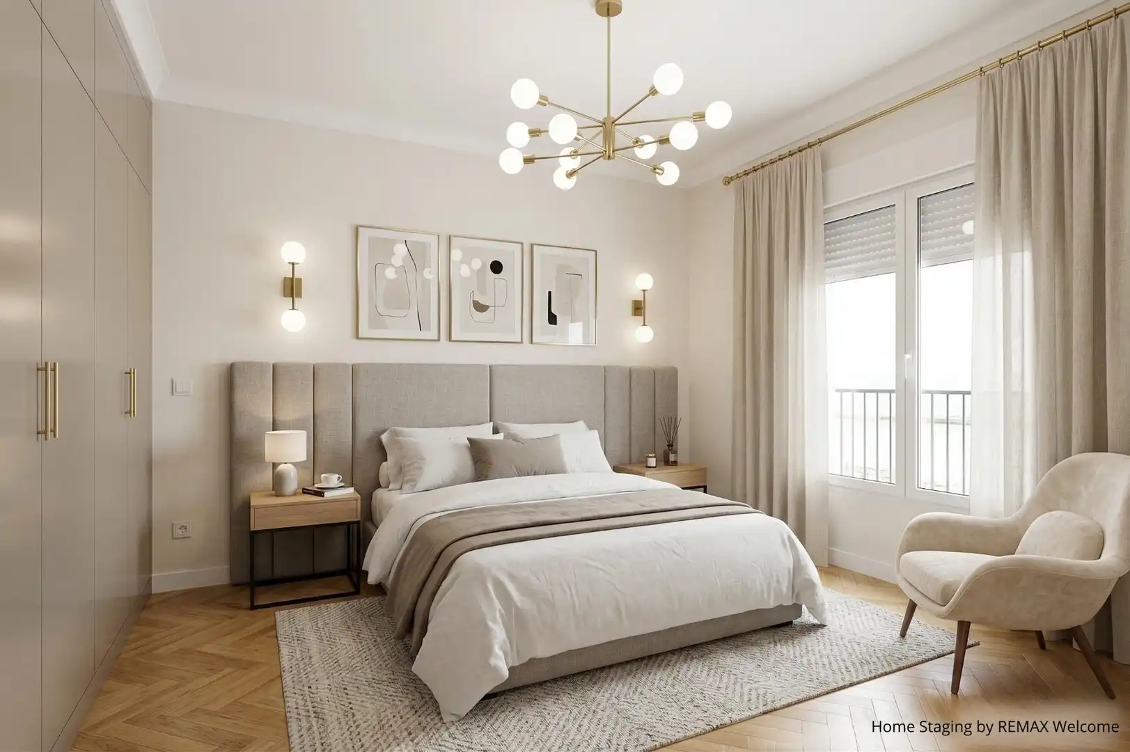 Bedroom of Flat for sale in Zaragoza  with Air Conditioner, Terrace and Storage room