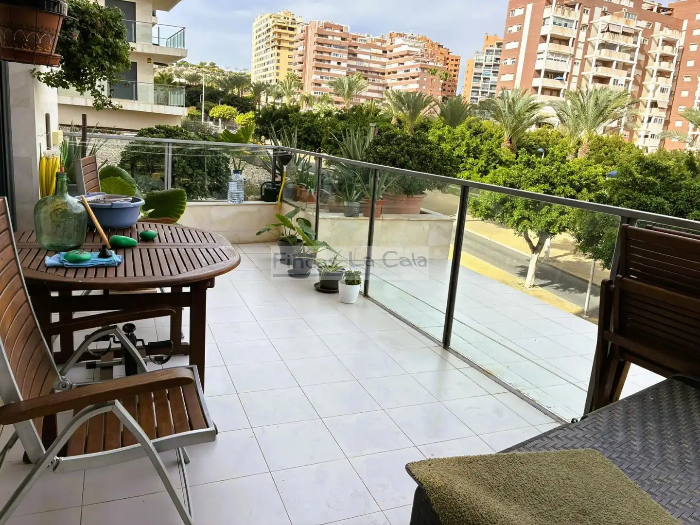 Terrasse von Wohnungen zum Verkauf in Villajoyosa / La Vila Joiosa mit Klimaanlage, Heizung und Terrasse