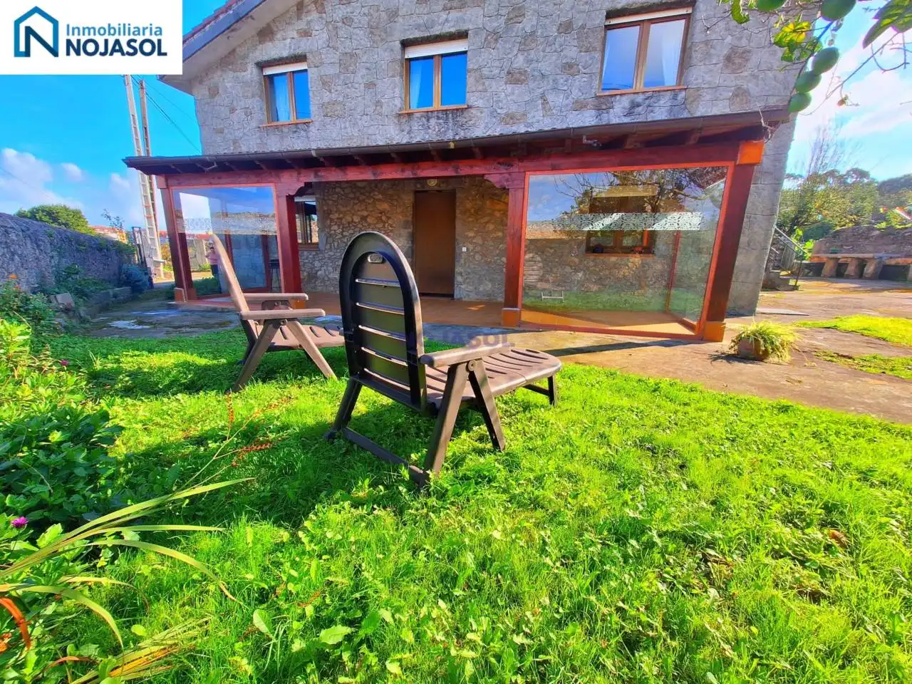 Terrace of Detached homes for rent in Noja  with Heating, Private garden and Furnished