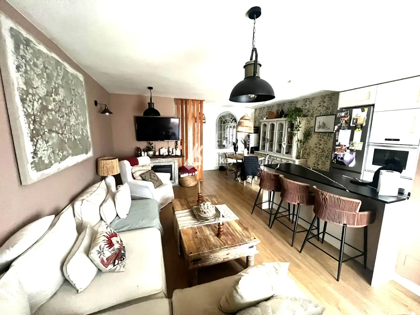 Living room of Flat for rent in Fuenlabrada  with Air Conditioner and Storage room