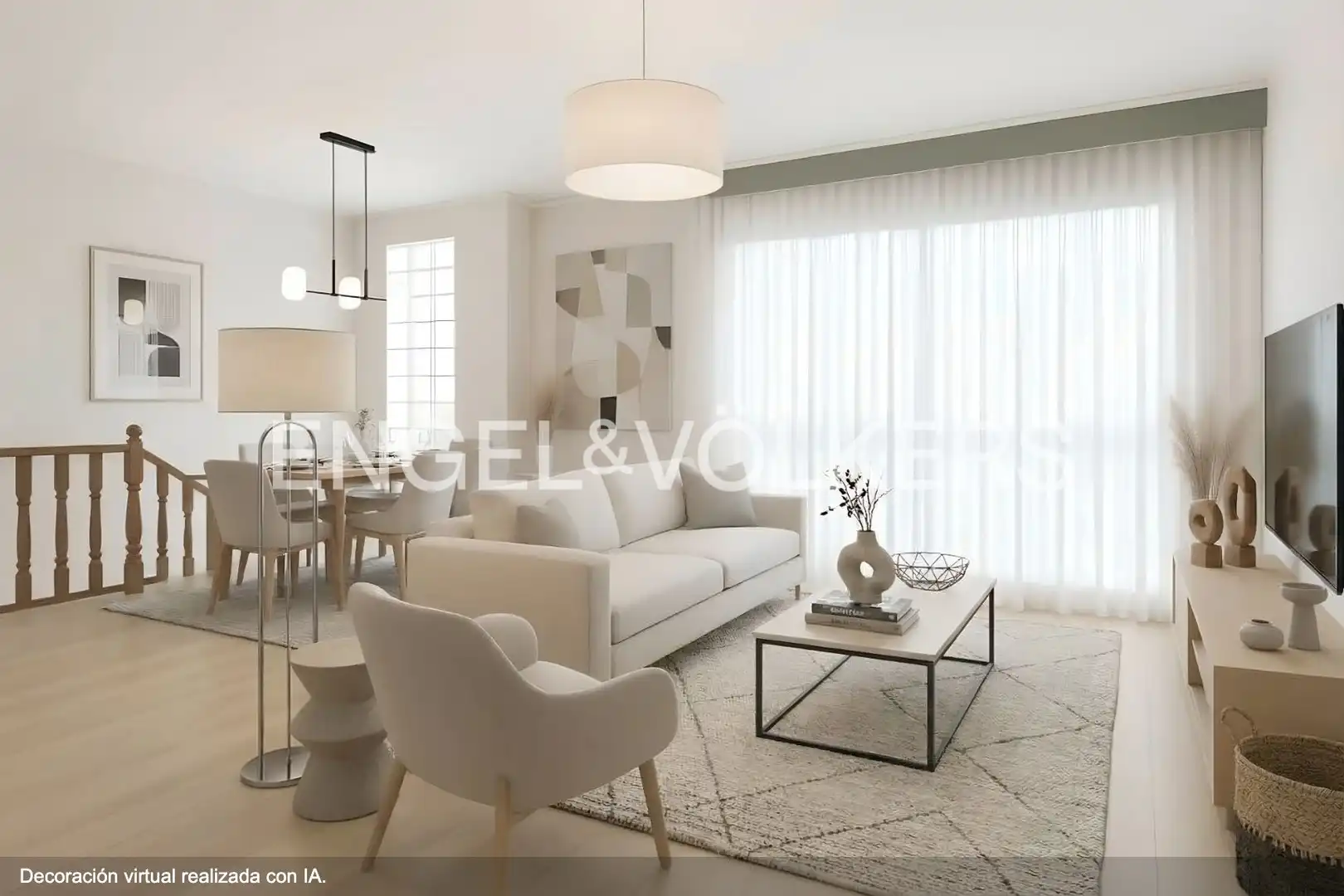 Sala de estar de Casa o chalet en venta en Santander con Calefacción, Jardín privado y Parquet