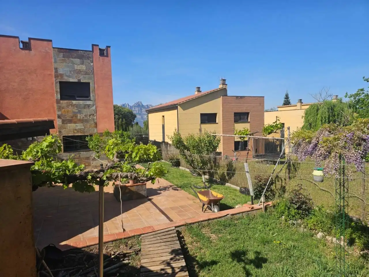 Jardín de Casa o chalet en venta en Rellinars con Calefacción, Jardín privado y Terraza