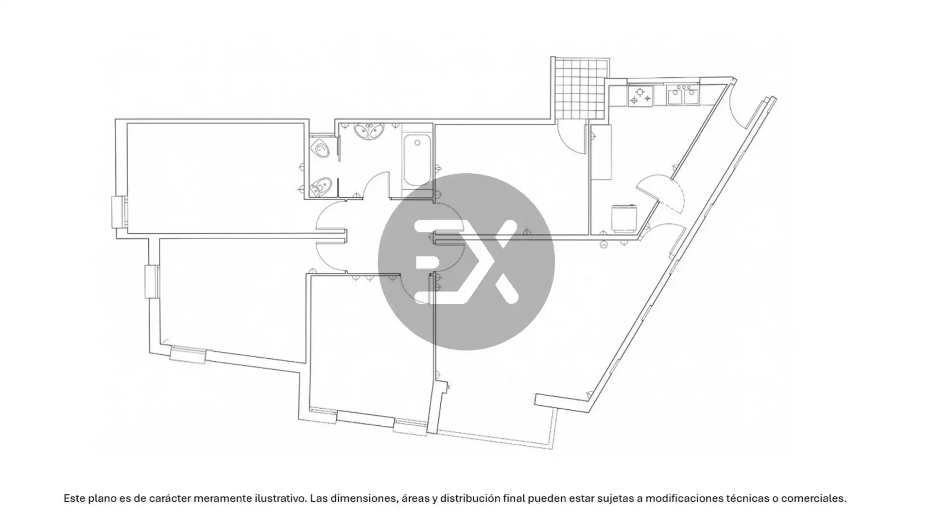 Flat for sale in Castelldefels  with Air Conditioner and Parquet flooring
