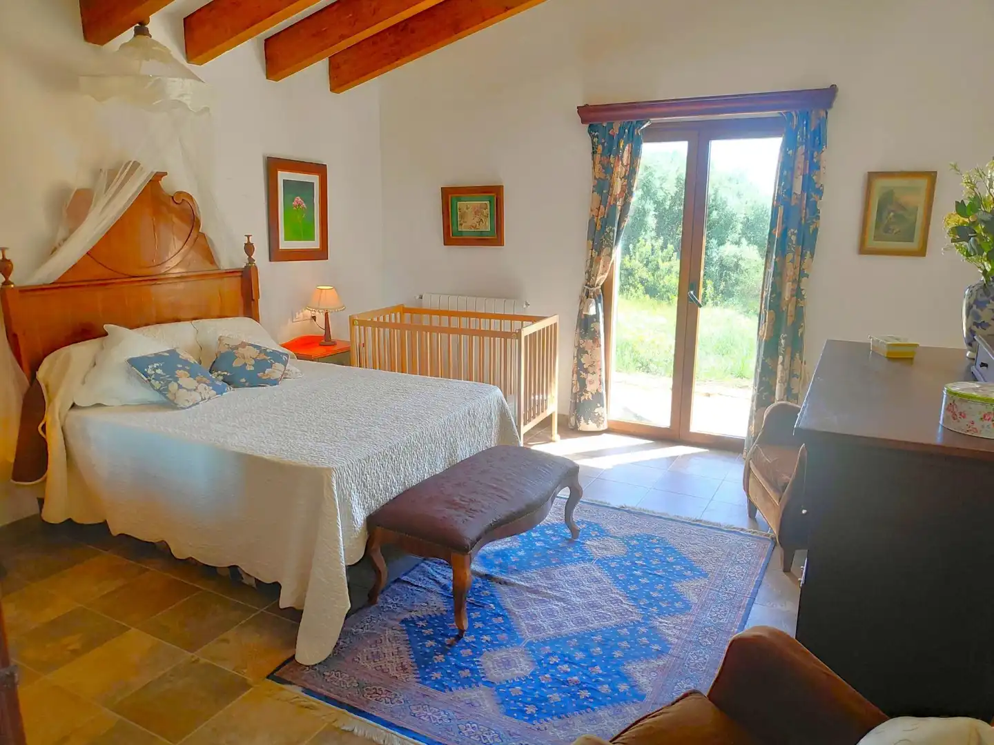 Schlafzimmer von Country house zum Verkauf in Muro mit Klimaanlage, Heizung und Privatgarten