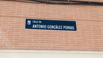 Exterior view of Single-family semi-detached for sale in  Madrid Capital