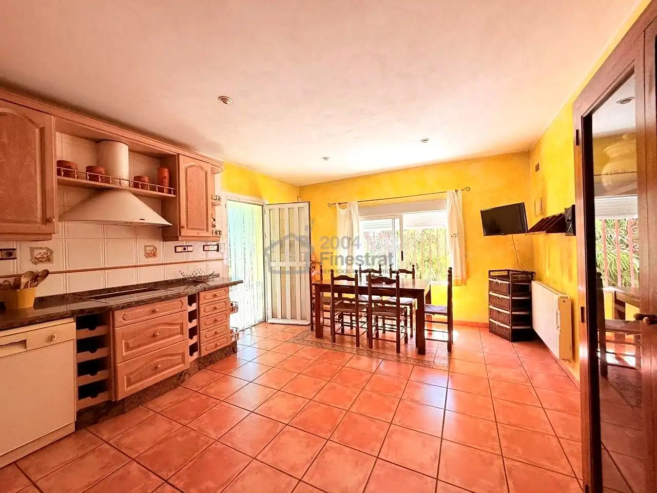 Cocina de Casa o chalet en venta en L'Alfàs del Pi con Aire acondicionado, Jardín privado y Terraza