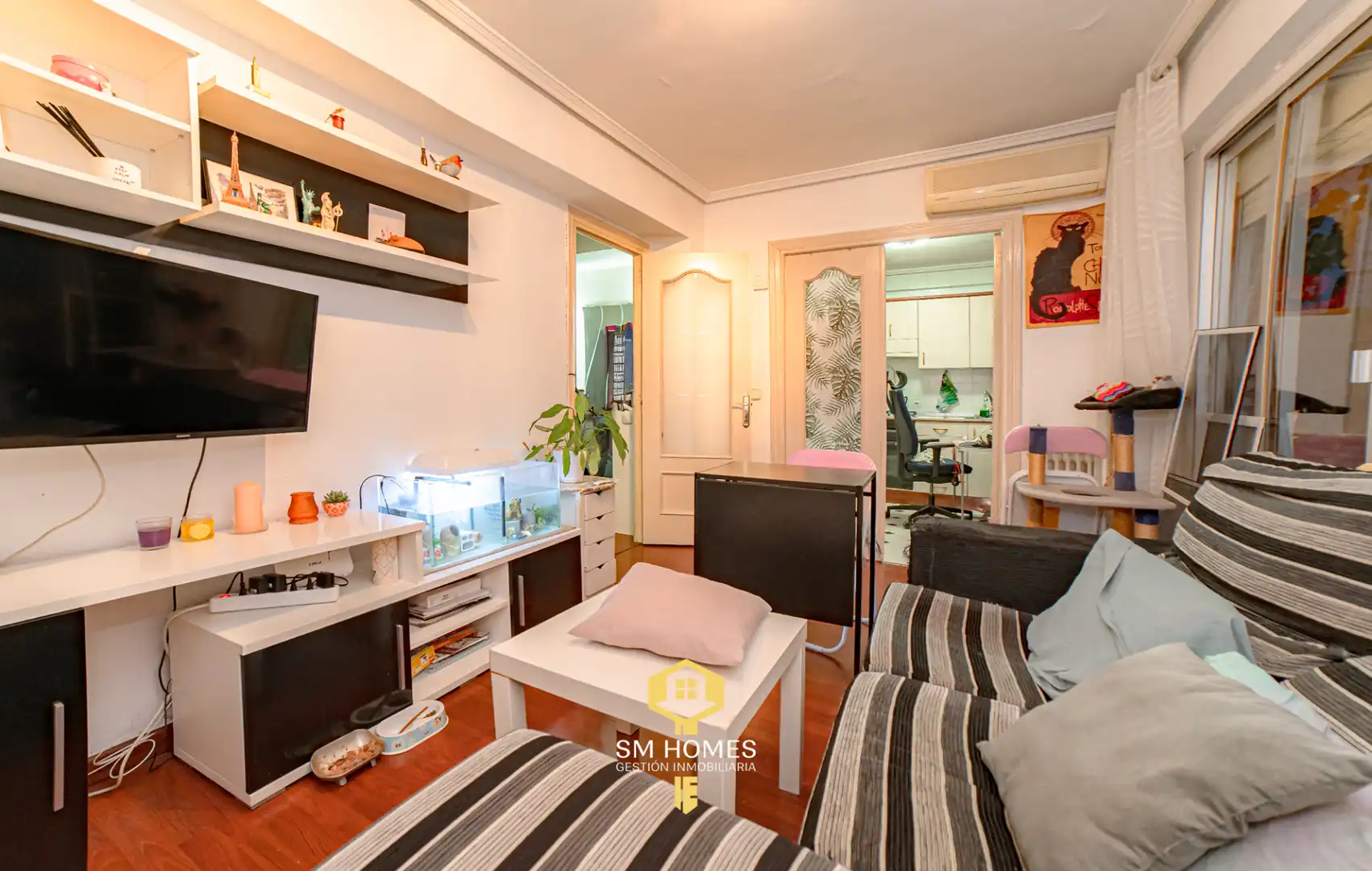 Living room of Flat for sale in San Fernando de Henares  with Air Conditioner, Heating and Terrace