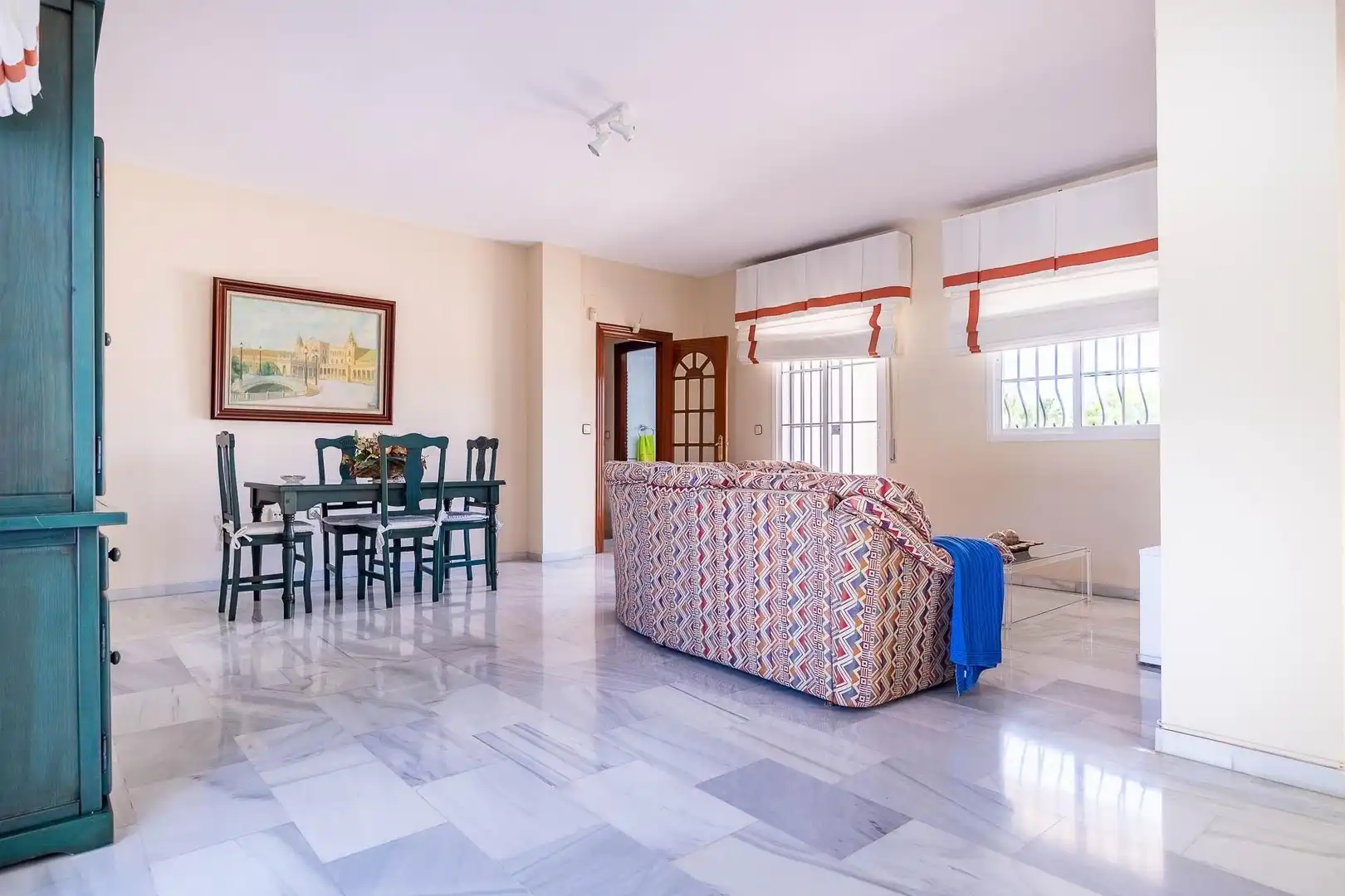 Dining room of Houses for sale in Tomares  with Air Conditioner, Heating and Private garden