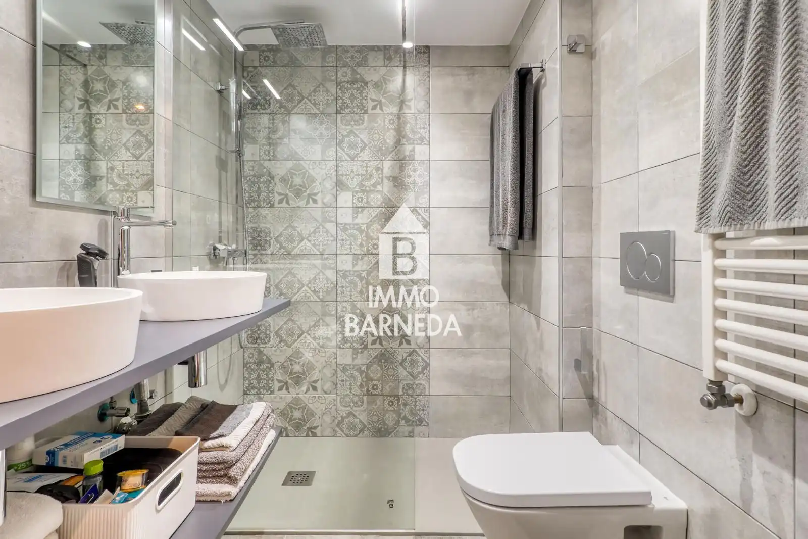 Badezimmer von Wohnung zum Verkauf in Roses mit Heizung, Terrasse und Schwimmbad