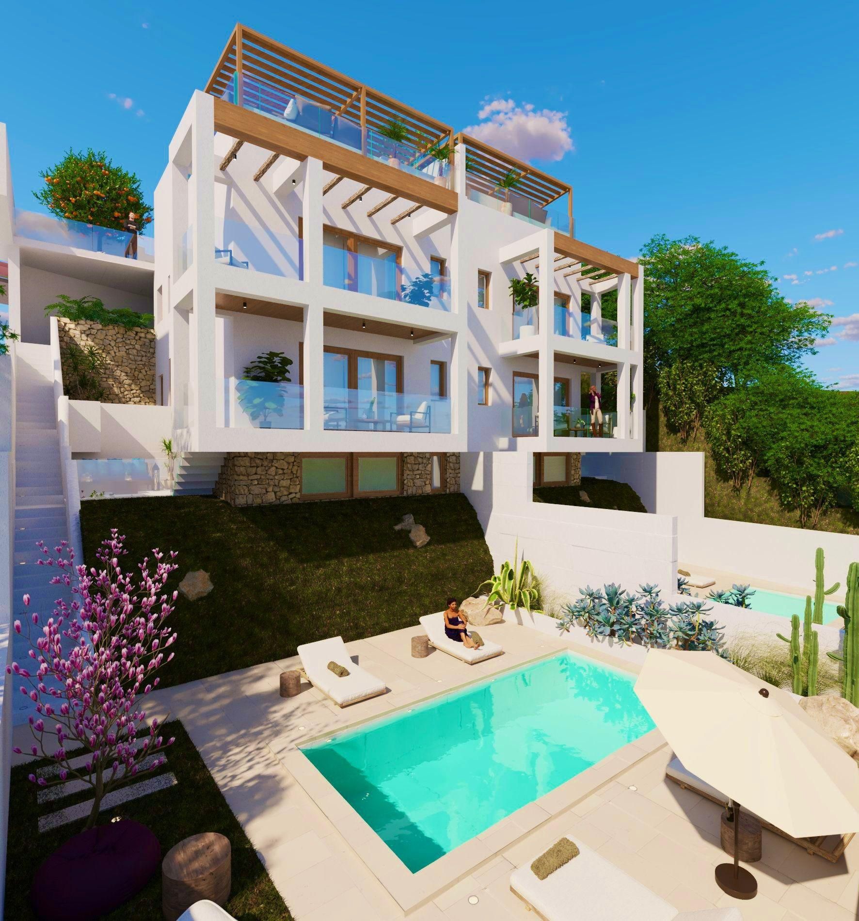Garden of Single-family semi-detached for sale in Fuengirola  with Air Conditioner, Heating and Private garden