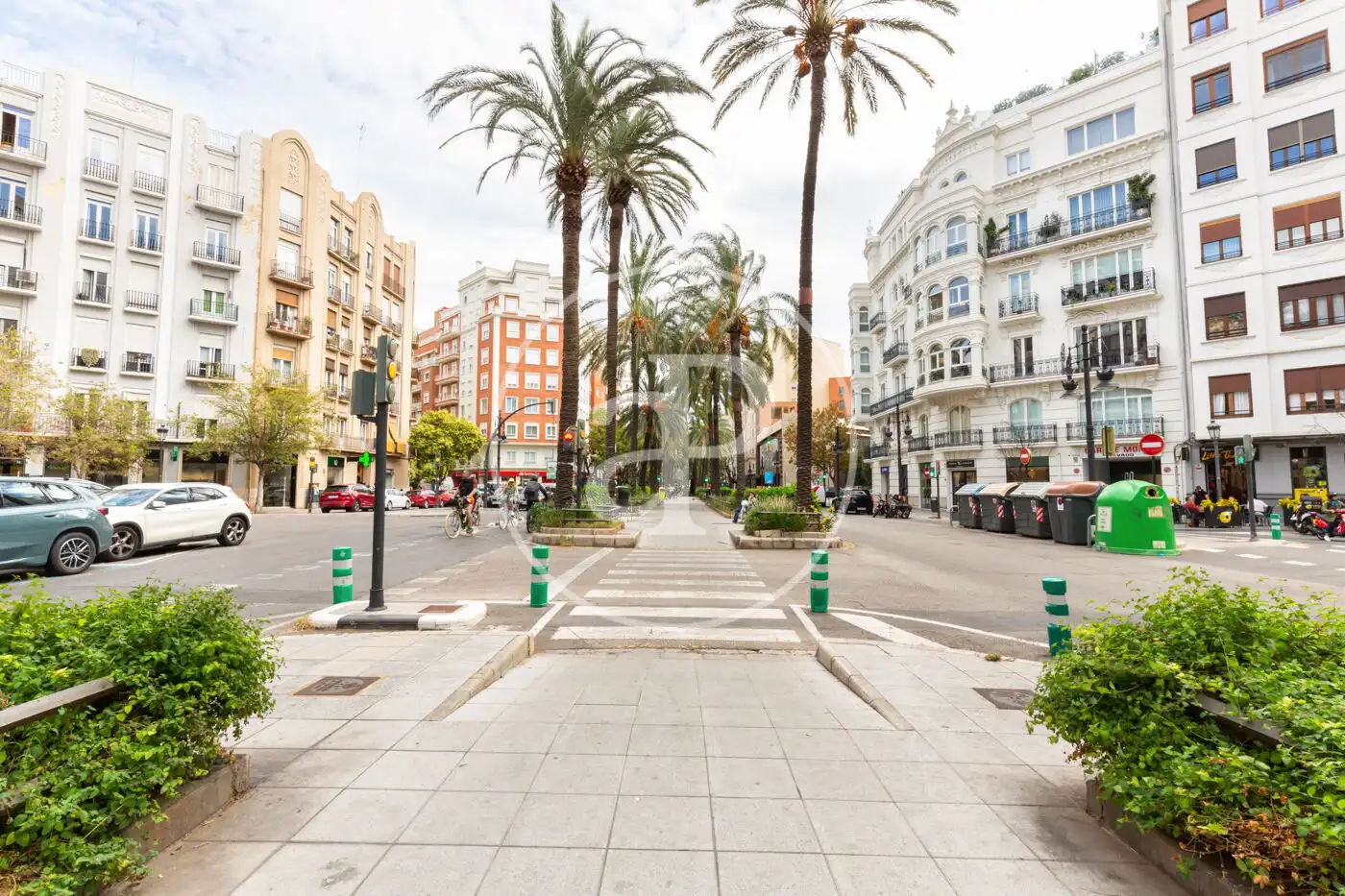 Außenansicht von Wohnung zur Miete in Valencia mit Klimaanlage und Heizung