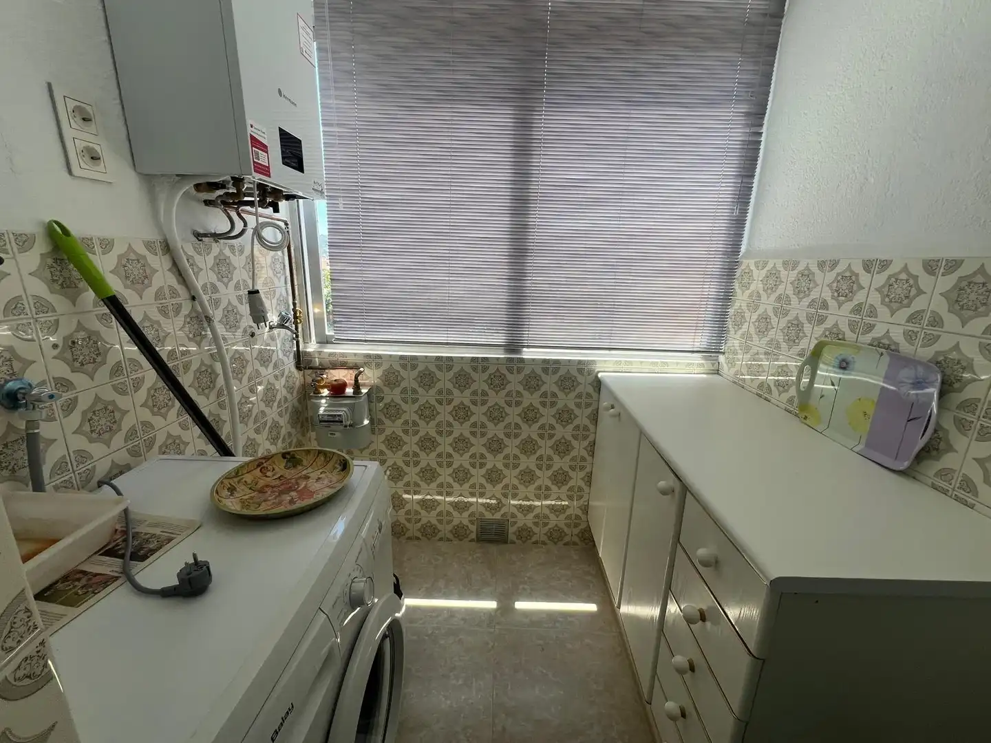 Kitchen of Flat for rent in Plasencia  with Air Conditioner, Terrace and Furnished