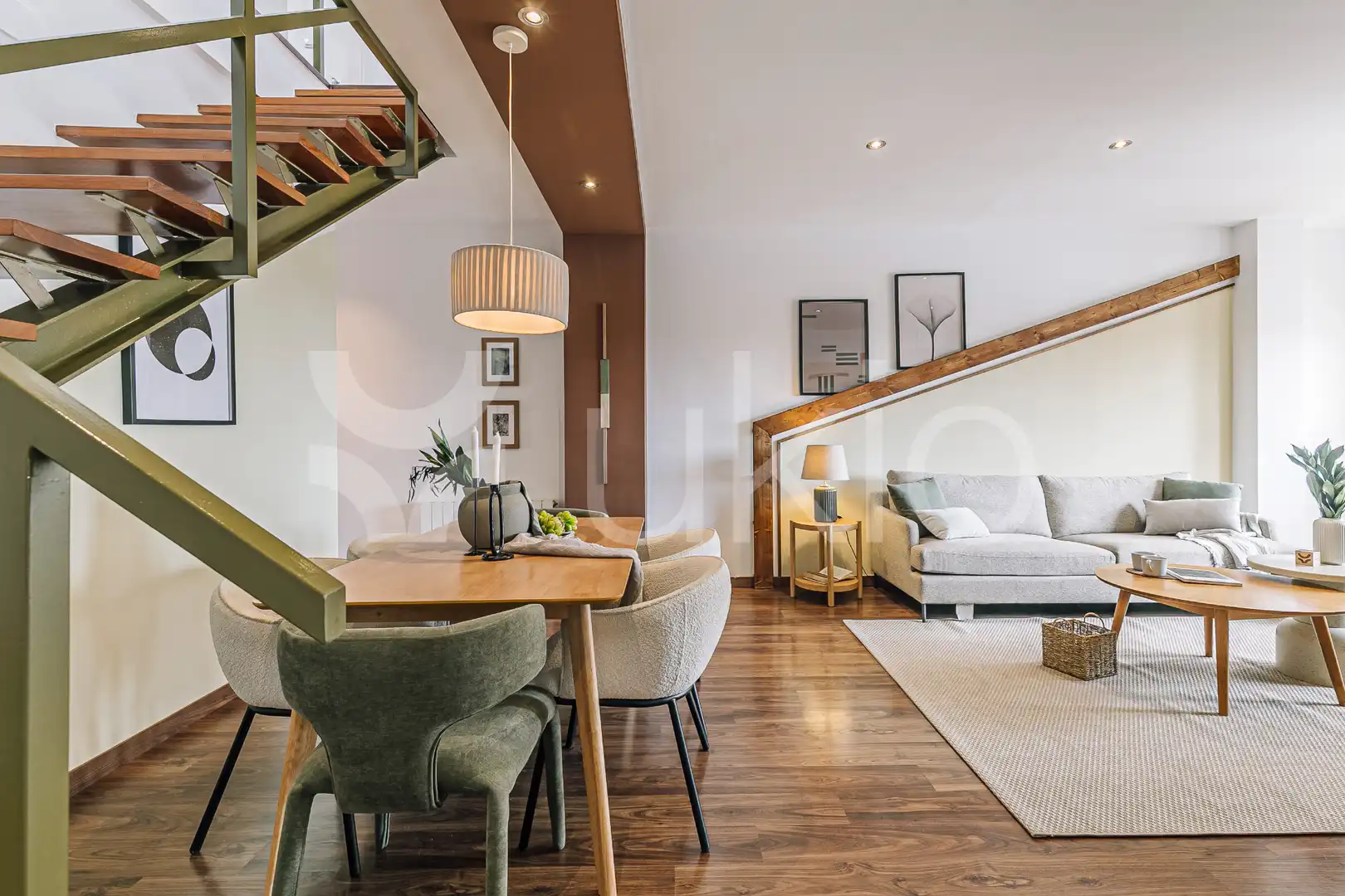 Sala de estar de Apartamento de alquiler en Gràcia
