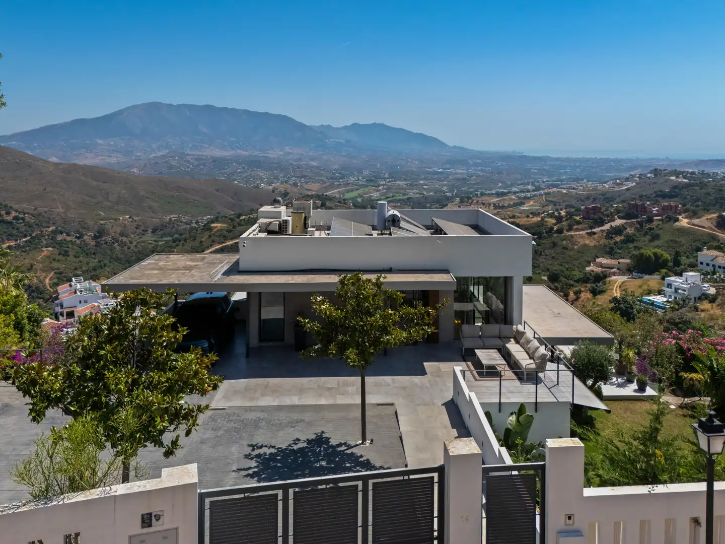 Exterior view of Houses for sale in Marbella  with Air Conditioner, Private garden and Terrace