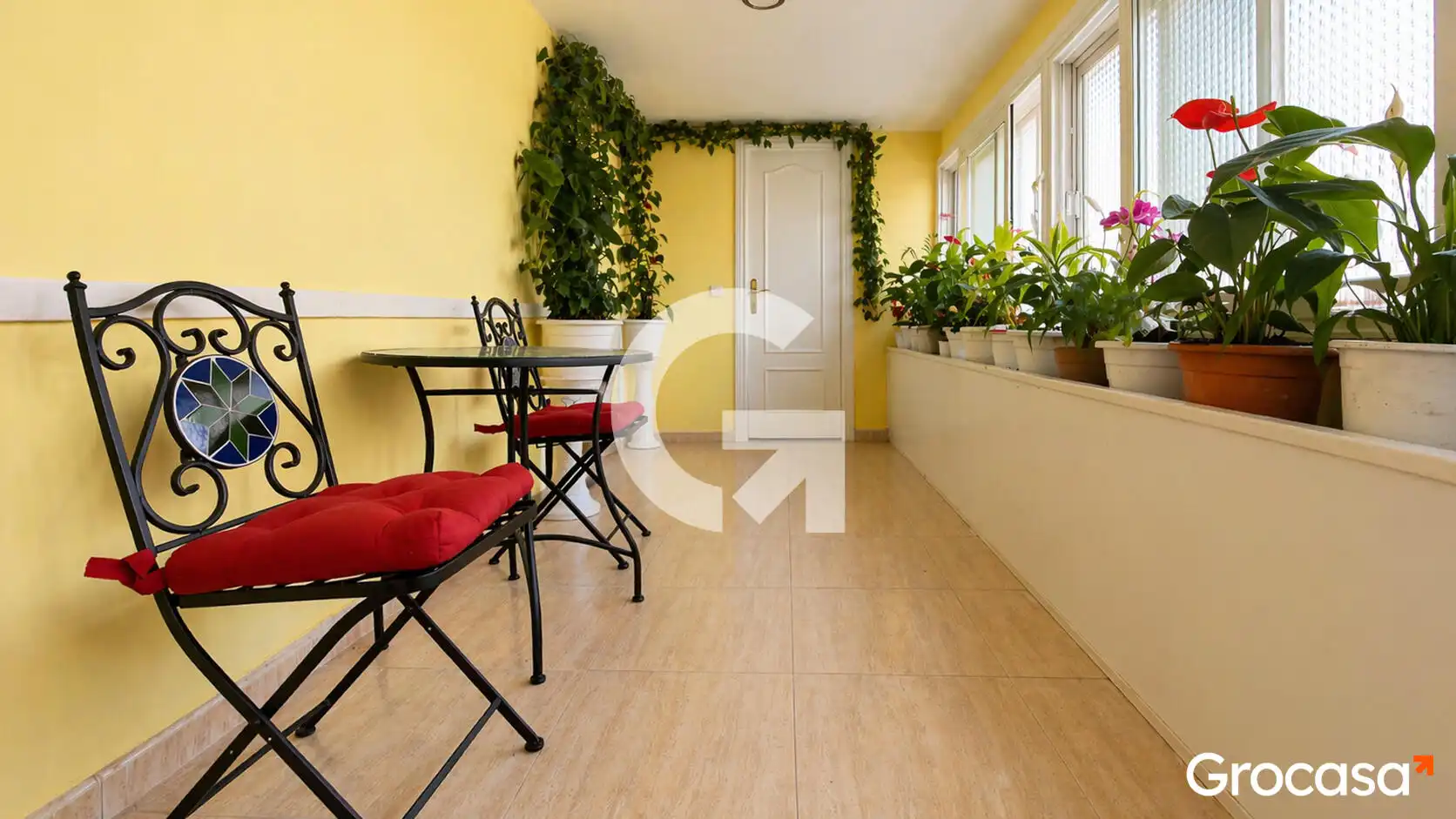 Balcony of Flat for sale in Esplugues de Llobregat  with Air Conditioner, Terrace and Storage room