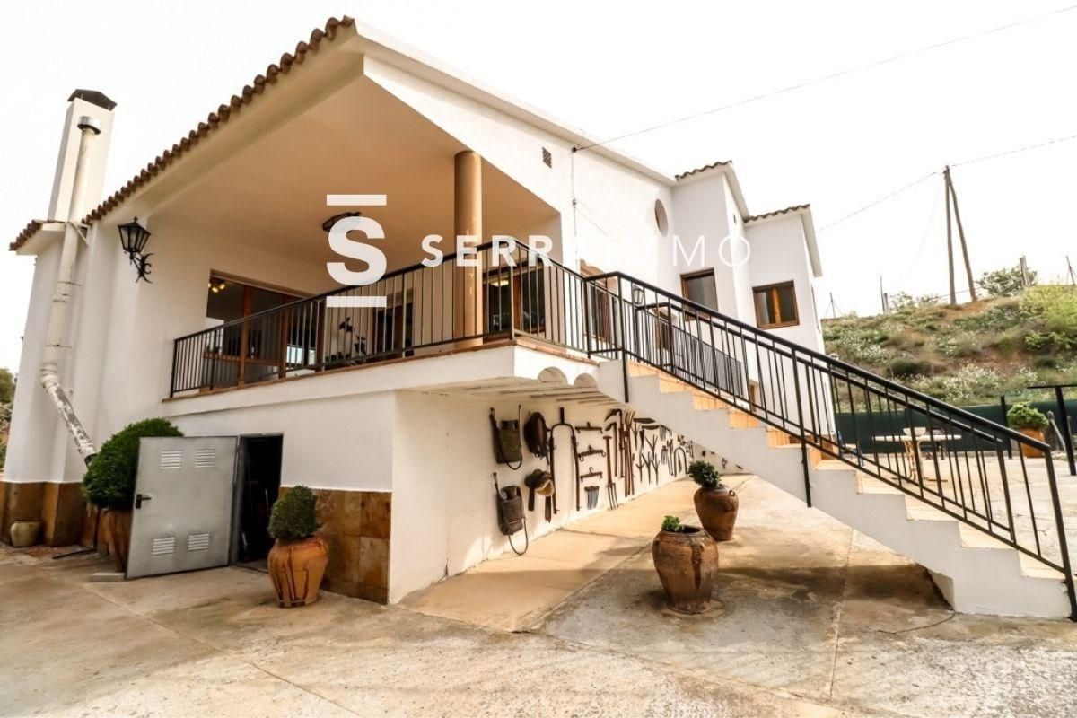 Exterior view of House or chalet for sale in Font-rubí  with Private garden