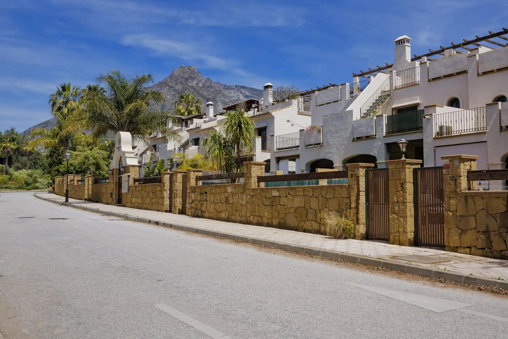 Exterior view of Detached homes for sale in Marbella  with Air Conditioner, Heating and Private garden