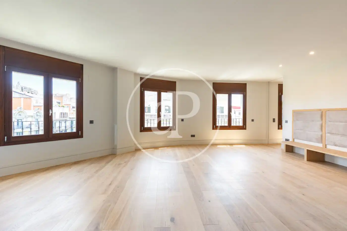 Sala d'estar de Pis en venda en Barcelona amb Aire condicionat, Calefacció i Terrassa