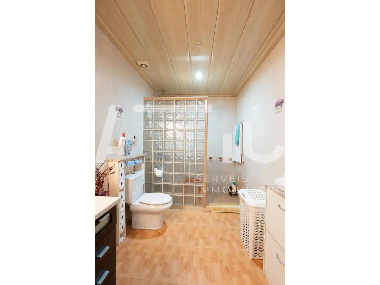 Badezimmer von Maisonette zum Verkauf in Sabadell mit Klimaanlage, Heizung und Terrasse