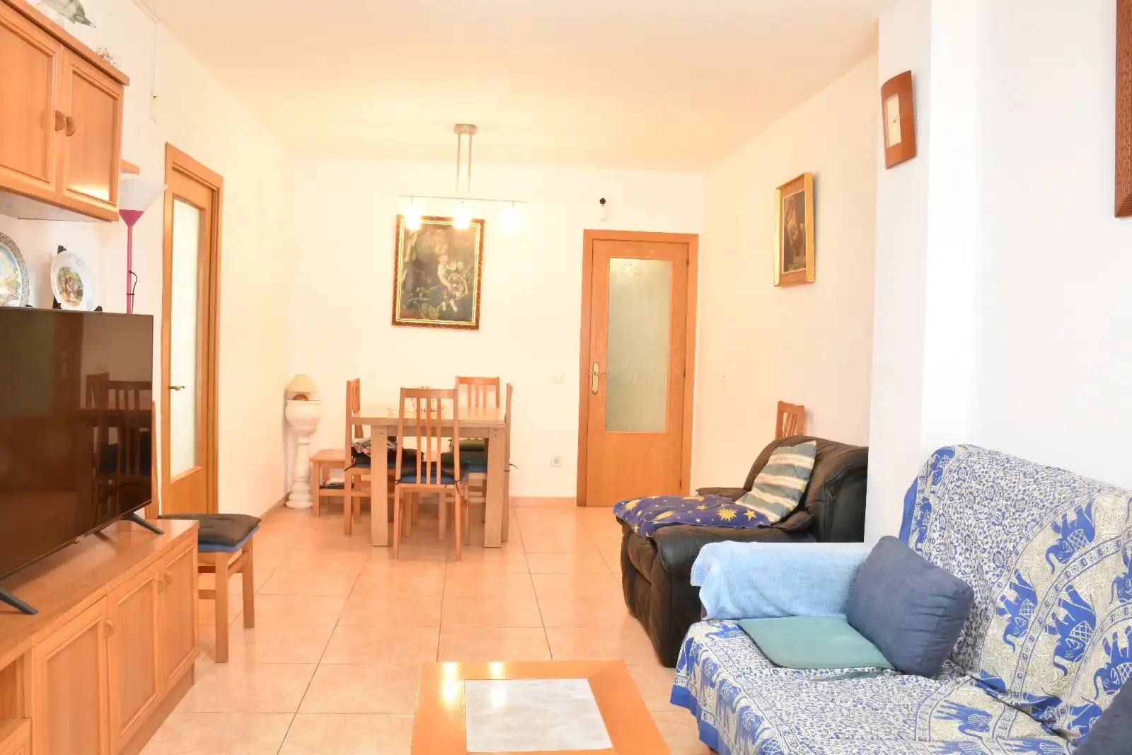 Sala de estar de Piso en venta en Calafell con Calefacción, Terraza y Trastero