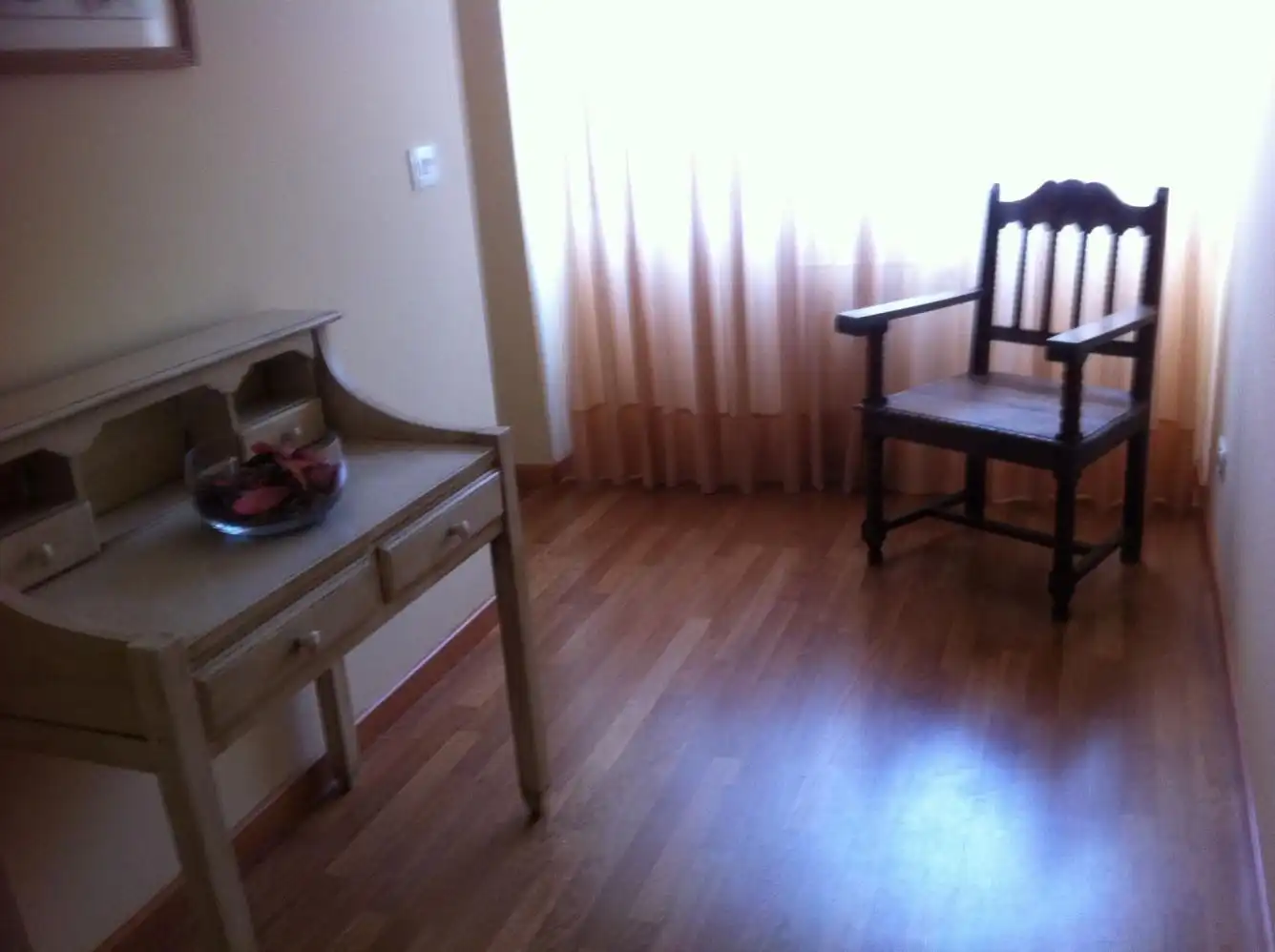 Bedroom of Attic for rent in Ferrol  with Heating, Parquet flooring and Furnished