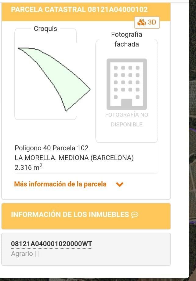 Jardín de Terreno en venta en Mediona