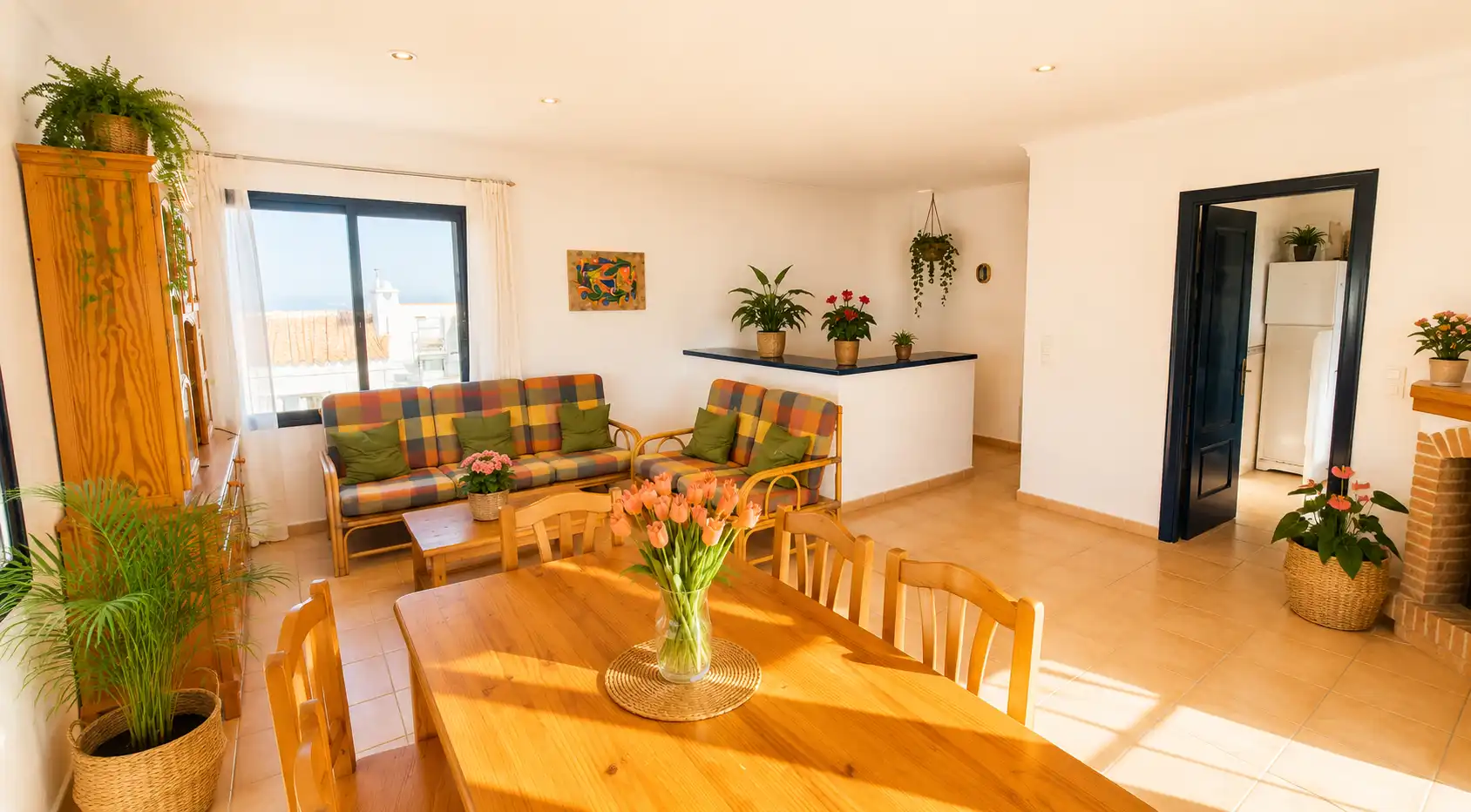 Sala de estar de Casa o chalet en venta en L'Escala con Calefacción, Jardín privado y Terraza